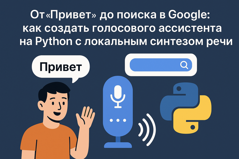Голосовые помощники вроде Алисы и Siri прочно вошли в нашу жизнь. Но что, если создать своего собственного цифрового помощника, который будет работать полностью офлайн, не отправляя ваши данные в облако, и которого можно научить именно тому, что нужно вам? Сегодня мы разберем, как написать такого ассистента на Python, используя открытые библиотеки.