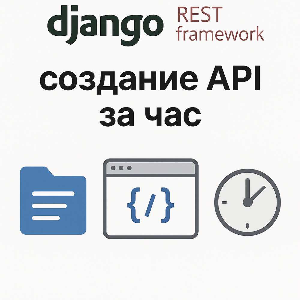 Если вы уже знакомы с Django и хотите быстро создать мощный API, Django REST Framework (DRF) — это именно то, что вам нужно. Этот инструмент позволяет за считанные минуты создавать полноценные RESTful API. В этой статье вы узнаете, как за один час разработать простое API на DRF с нуля.