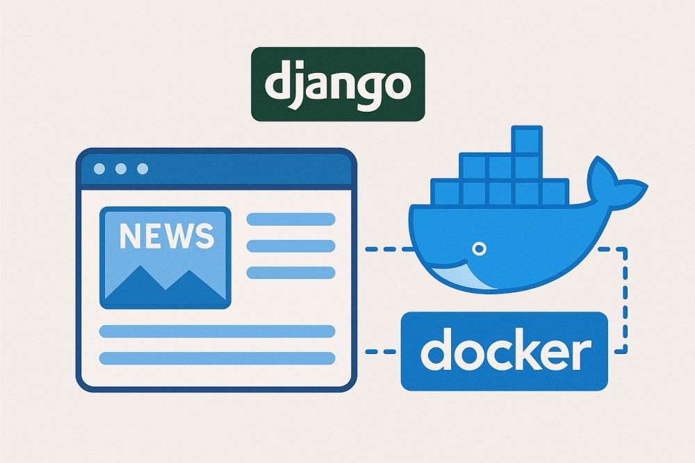 Новостной сайт на Django и упаковка в Docker на сайте dockerhosting.ru