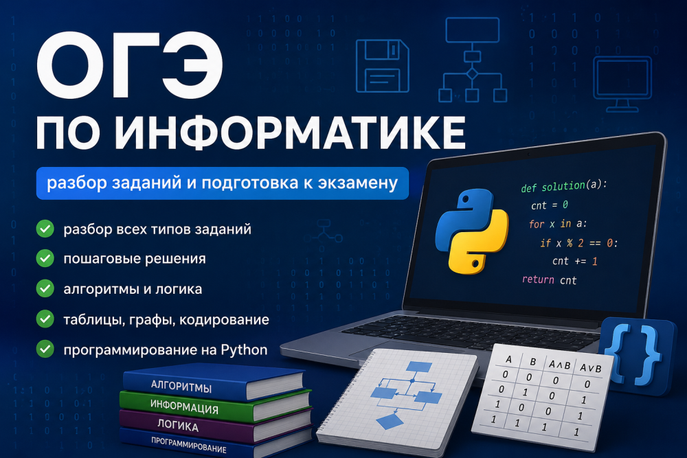 Первое задание ОГЭ по информатике проверяет базовое понимание информации и её представления