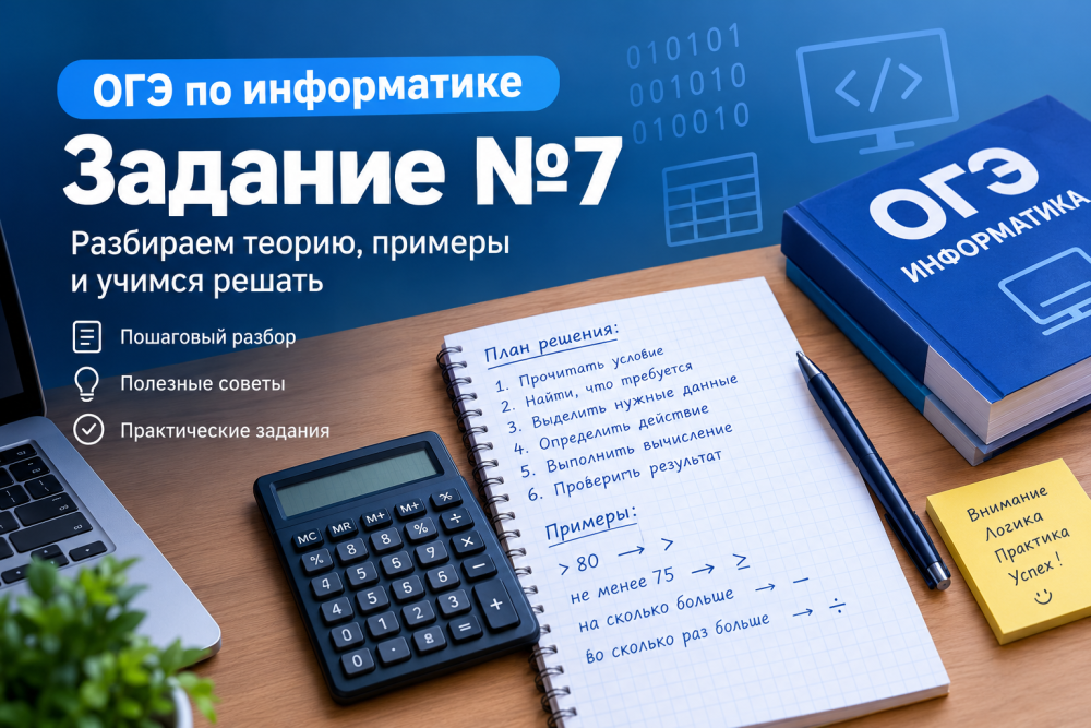 ОГЭ по информатике: Задание №7