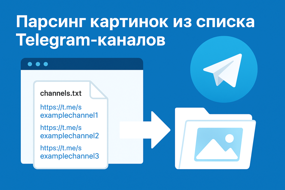 Telegram Image Parser — это удобное графическое приложение на Python, которое позволяет автоматически скачивать все изображения из указанных Telegram-каналов. Программа анализирует HTML-страницы каналов, находит ссылки на изображения и сохраняет их в указанную папку.